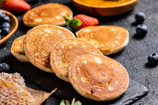 Everyday Vanilla Lupin Flour Pancakes for Diabetic, Celiac, and Keto Lifestyles