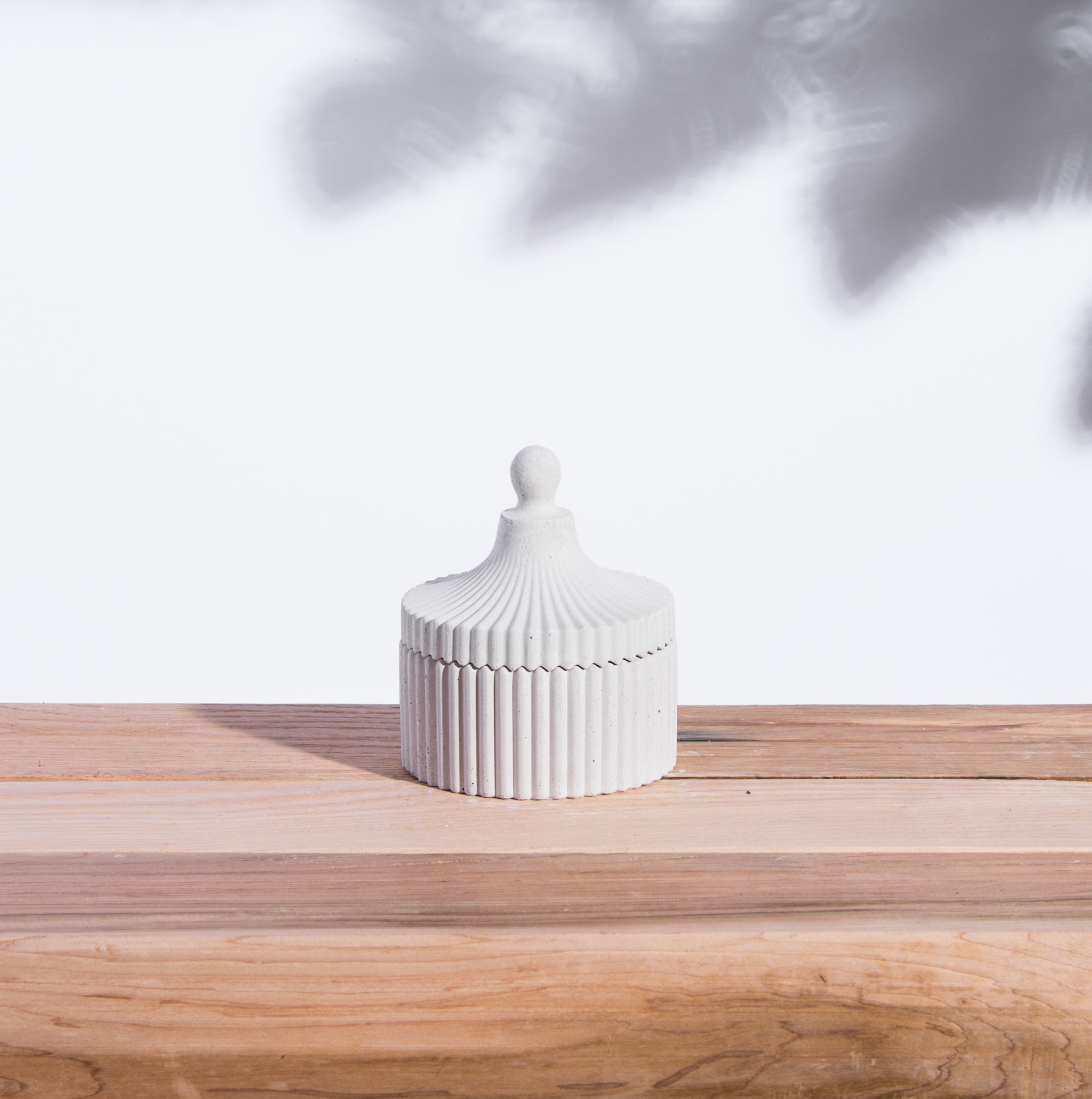 Fluted Container Candle